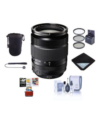 XF 18-135mm f/3.5-5.6 R LM OIS WR Lens, Bundle with ProOptic 67mm Filter Kit, Lens Wrap, Lens Cap Tether, Cleaning Kit, Lens Case, Mac