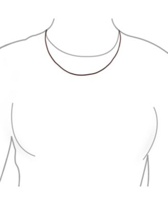 Smooth Brown Black Leather Cord Necklace .925 Sterling Silver Clasp