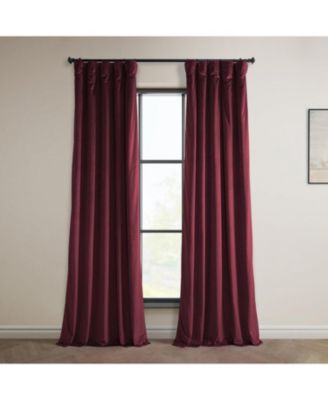 Heritage Plush Velvet Room Darkening Curtain