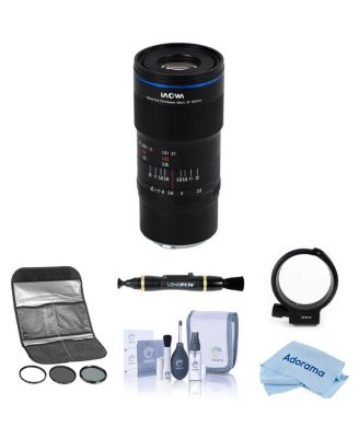 Laowa 100mm f/2.8 2X Ultra Macro APO Lens for Nikon Z, Bundle with Hoya 67mm Digital Filter Kit II, Laowa Tripod Collar, Lens Cleaner, Cleaning
