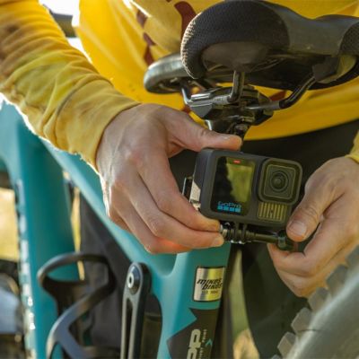 HERO13 Black Accessory Bundle - Includes the Handler, 2 Enduro Batteries, 2 Curved Adhesive Mounts, 64GB SanDisk MicroSD Card