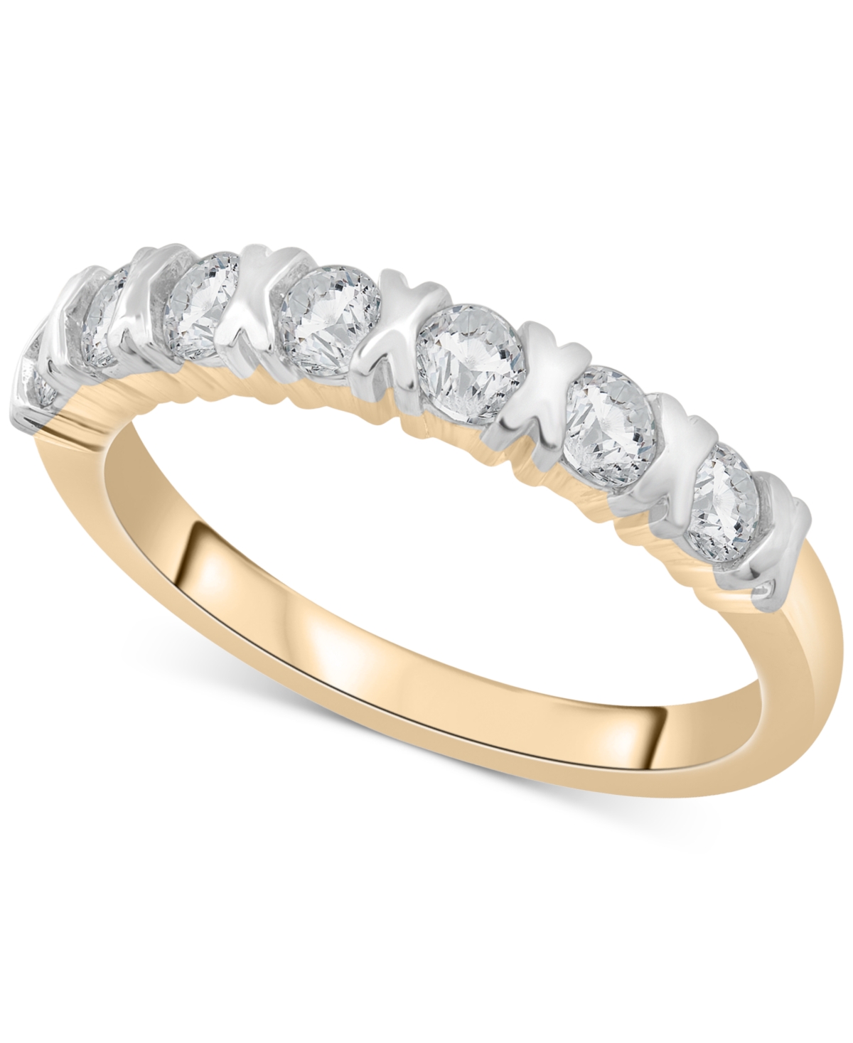Diamond Band Ring (1/2 ct. t.w.) in 14k Yellow Gold - Yellow Gold
