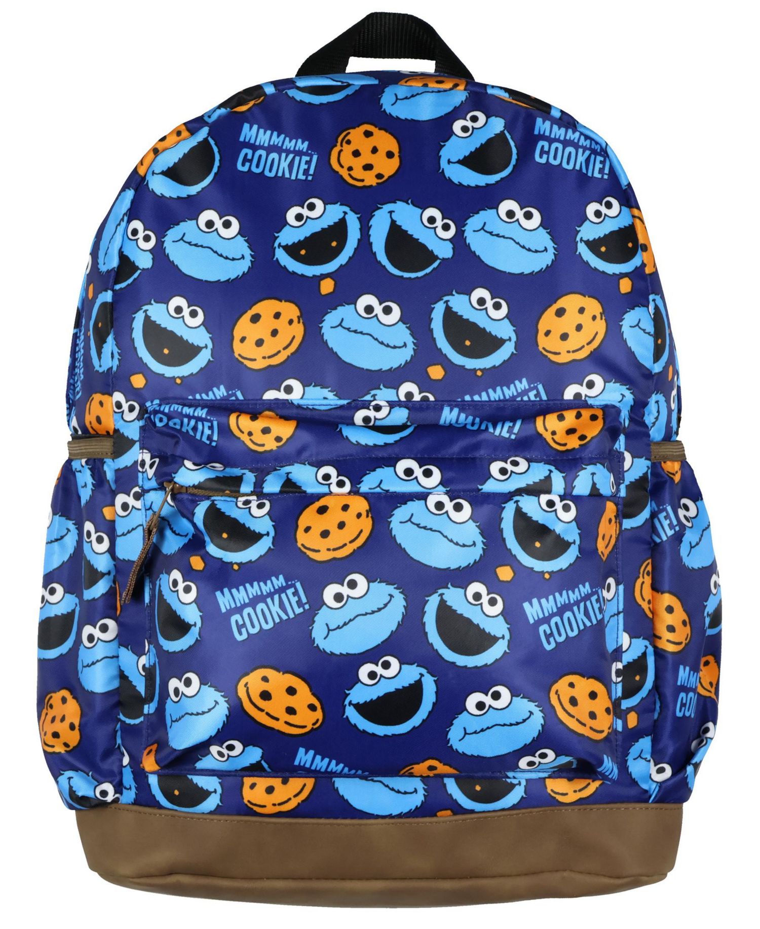 Backpack Cookie Monster All-Over Tossed Print School Book Bag