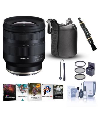 11-20mm f/2.8 Di III-A RXD Lens for Sony E, Bundle with ProOptic 67mm Filter Kit, PC Software Kit, Cleaning Kit, Lens Cap Tether, Lens Cleaner
