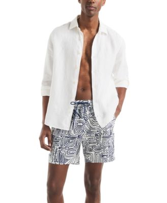 Beach Boys x Men's Quick-Dry Wood-Grain Swim Trunks