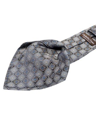 Big & Tall De Sica- Silk Jacquard Tie for Men