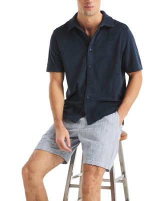 7" Striped Textured Pull-On Short