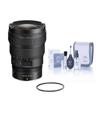 NIKKOR Z 14-24mm f/2.8 S Lens, Bundle with NiSi 112mm Circular NC UV Filter, Cleaning Kit