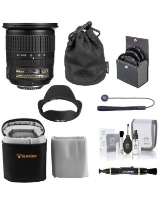 10-24mm f/3.5-4.5G ED-IF AF-S DX NIKKOR Lens, Bundle with ProOptic 77mm Filter Kit, Soft Lens Case, Lens Cleaner, Cleaning Kit, Lens Cap Tether