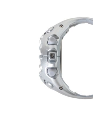 Men's Silver Tone Resin Watch, 58.2mm
