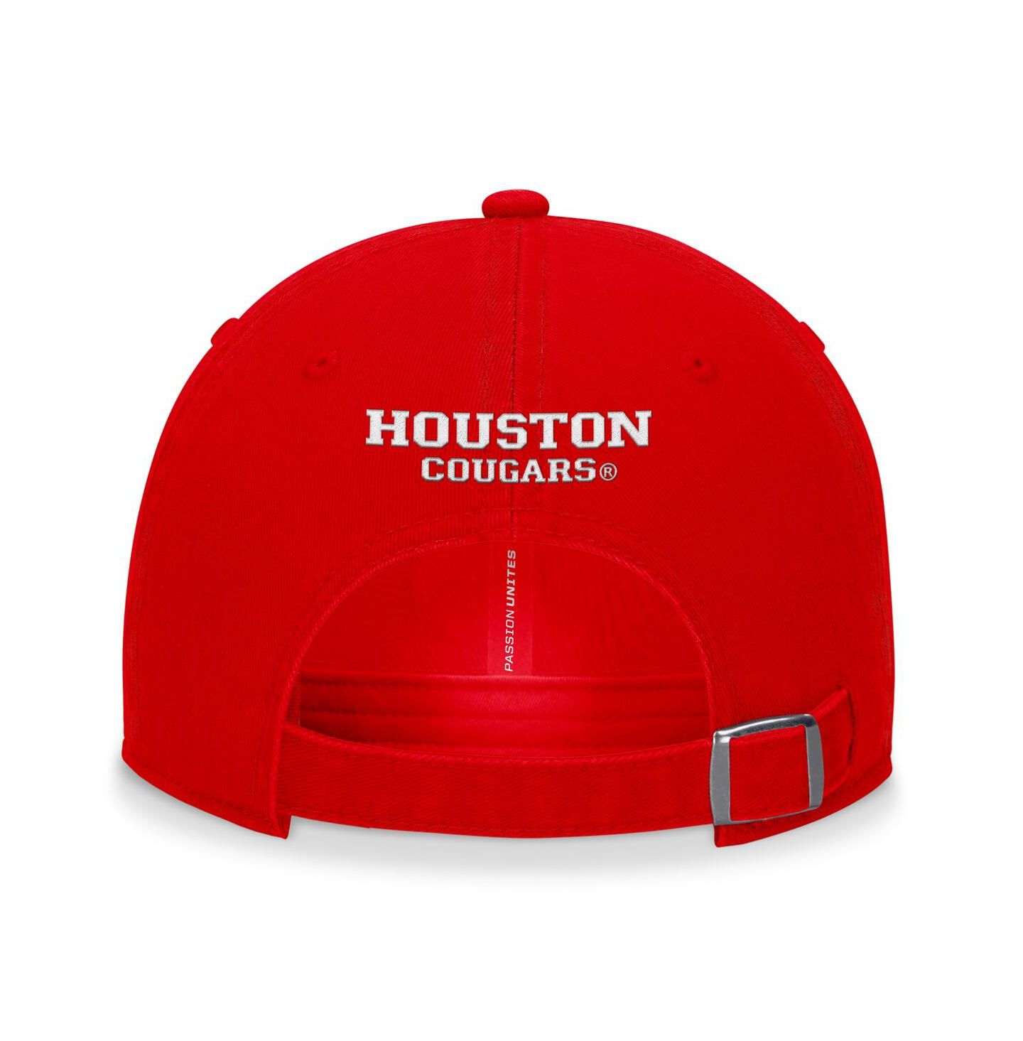 Мужская кепка Top of the World Red Houston Cougars Heritage CeeCee Adjustable Hat — фото 4