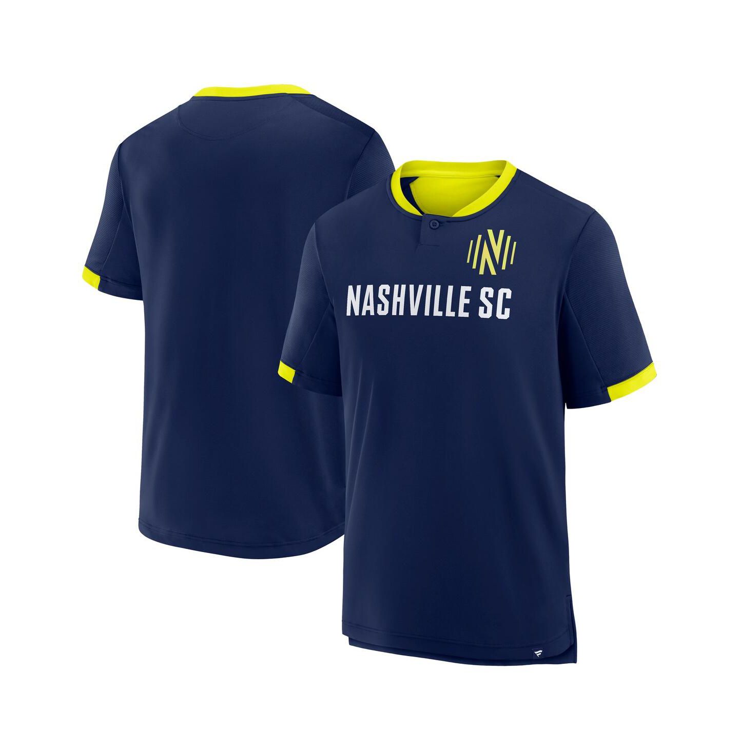Мужская футболка Fanatics Navy Nashville SC Stoppage Time Striker — фото 1