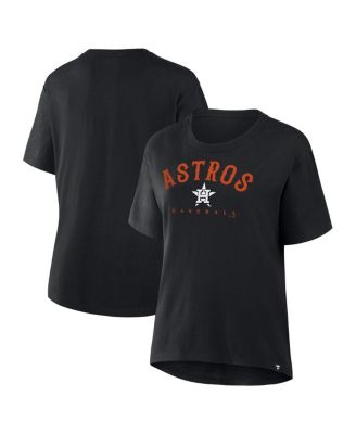 Fanatics - Women's Black Houston Astros Relaxed fit Legacy T-Shirt