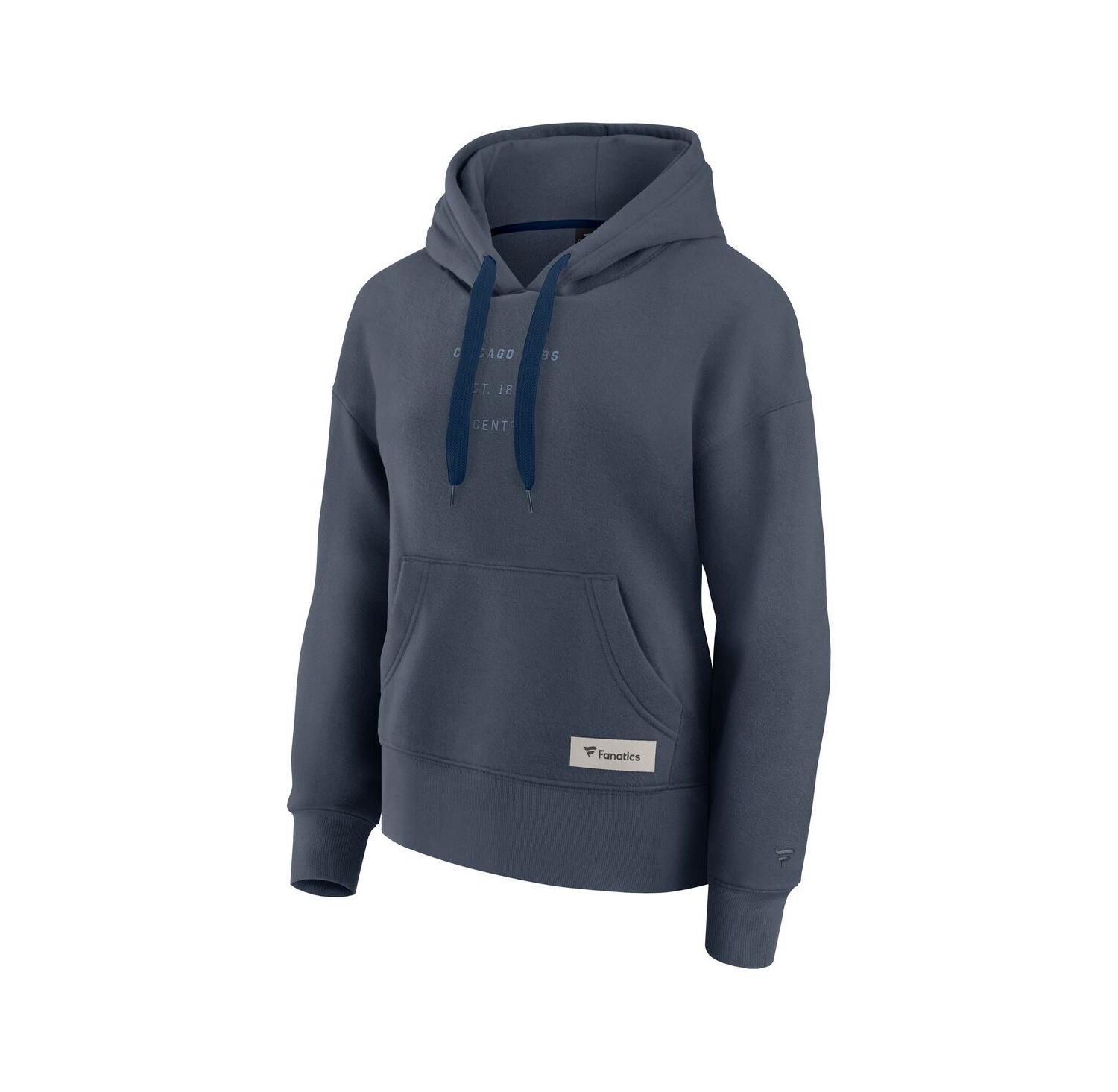 Women's Blue Chicago Cubs Elements Future Ground Subtle Tonal Pullover Hoodie