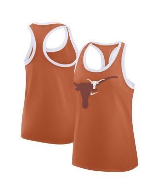 Nike - Women's Texas Orange Texas Longhorns Primetime Tri-Blend Racerback Tank Top