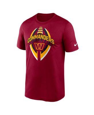 Men's Burgundy Washington Commanders Legend Icon Performance T-Shirt