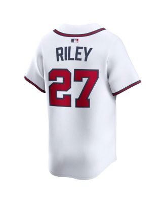 Men's Austin Riley White Atlanta Braves Home Limited Player Jersey