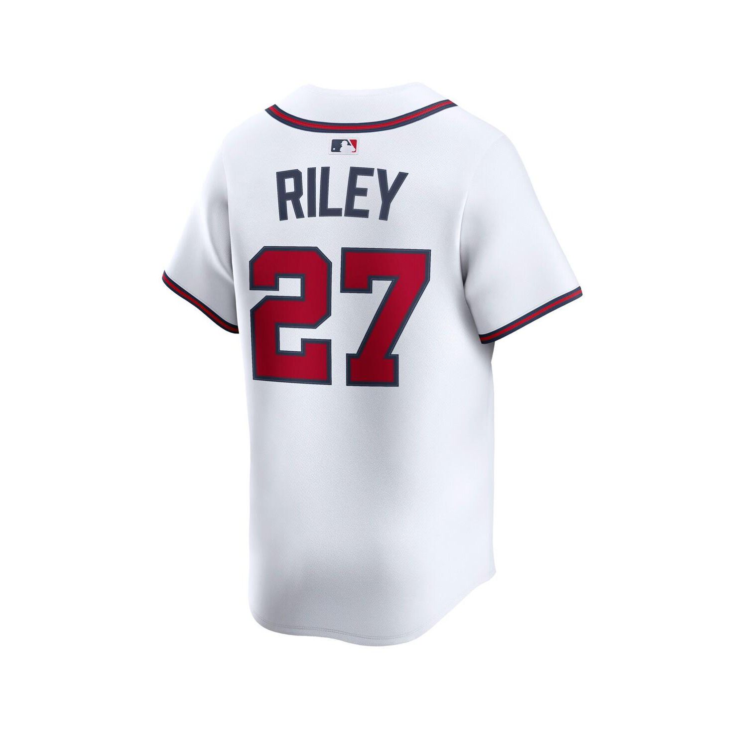 Men's Austin Riley White Atlanta Braves Home Limited Player Jersey
