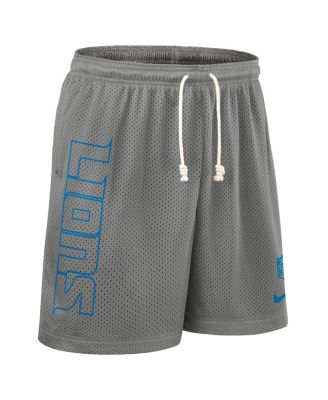 Men's Gray Detroit Lions Sideline Reversible Performance Shorts