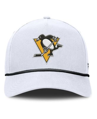 Men's White Pittsburgh Penguins Rope A-Frame Adjustable Hat