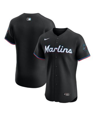 Nike - Men's Black Miami Marlins Alternate Elite Jersey