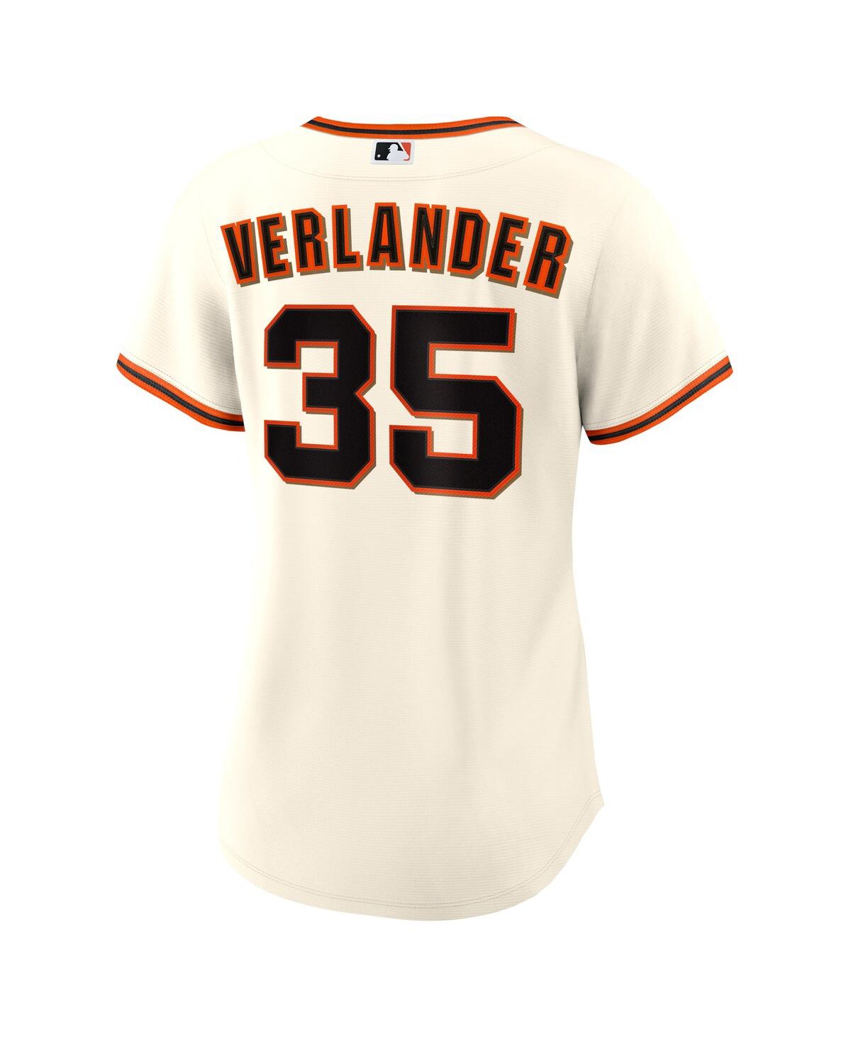 Nike Women's Justin Verlander Cream San Francisco Giants Home Replica Jersey