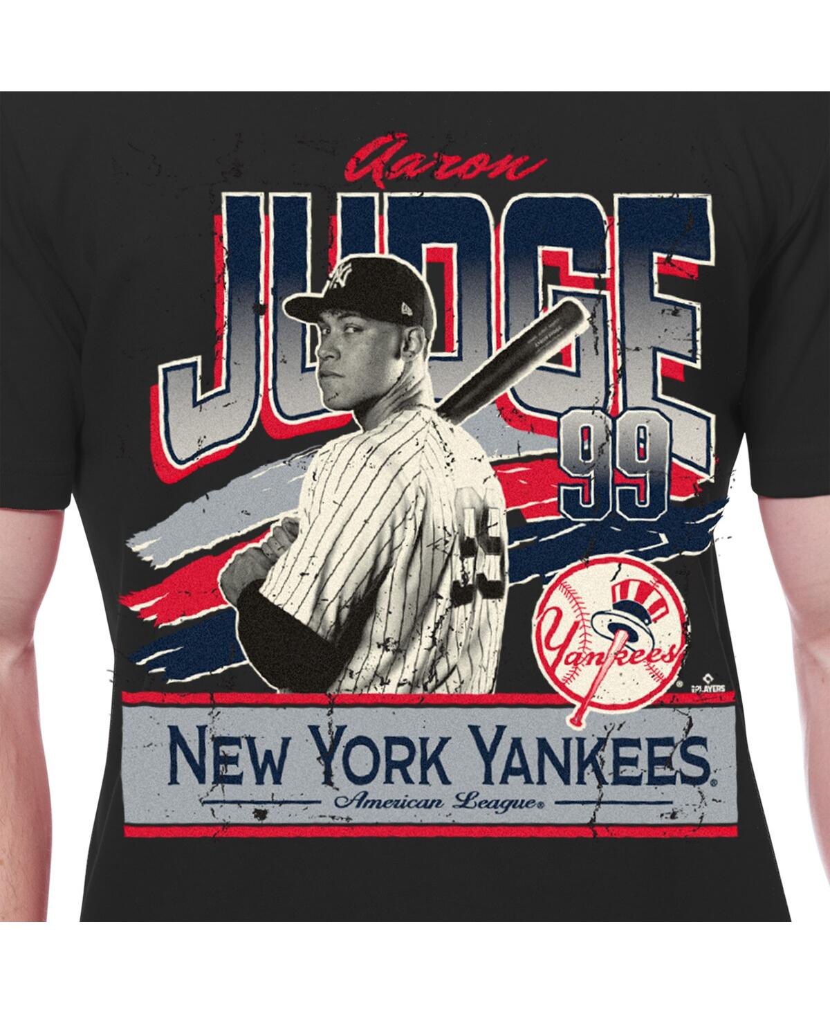 NEW ERA MEN'S AARON JUDGE BLACK NEW YORK YANKEES BATTER UP T-SHIRT 