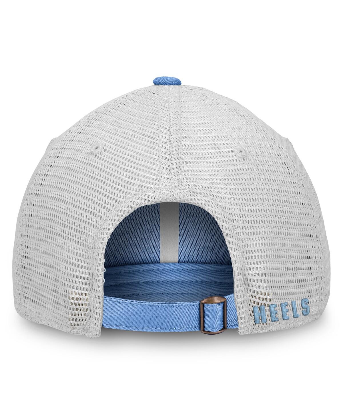 Top Of The World Men's Carolina Blue/white North Carolina Tar Heels Tie-dye State Adjustable Hat In Light Blue,white