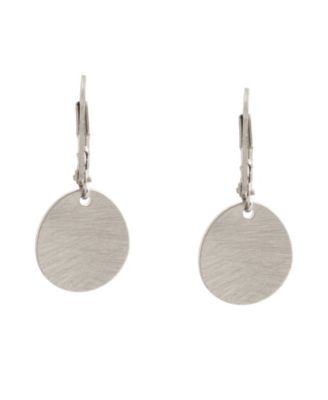 Disc Drop Earrings