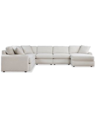 Brendy 5-Pc. Fabric Chaise Sectional, Exclusively at Macy's