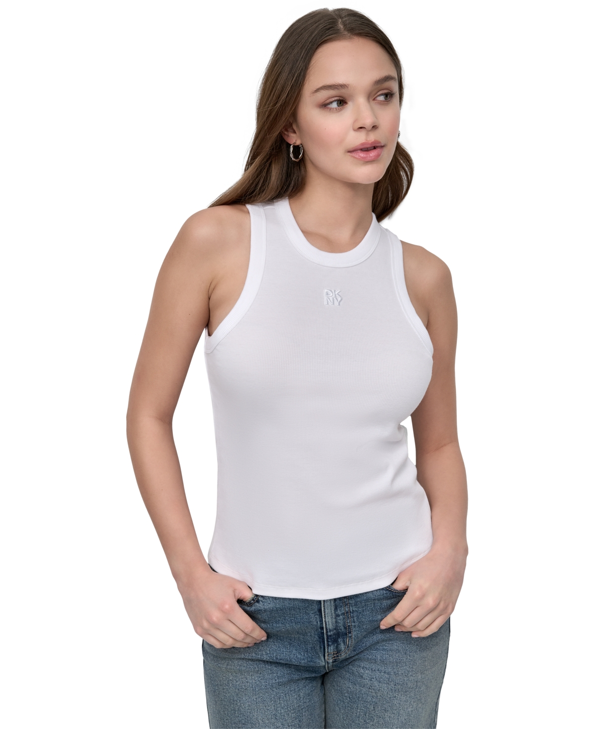 DKNY JEANS WOMEN'S CREWNECK TANK 