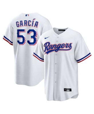 Nike - Men's Adolis García White Texas Rangers 2023 World Series Replica Player Jersey