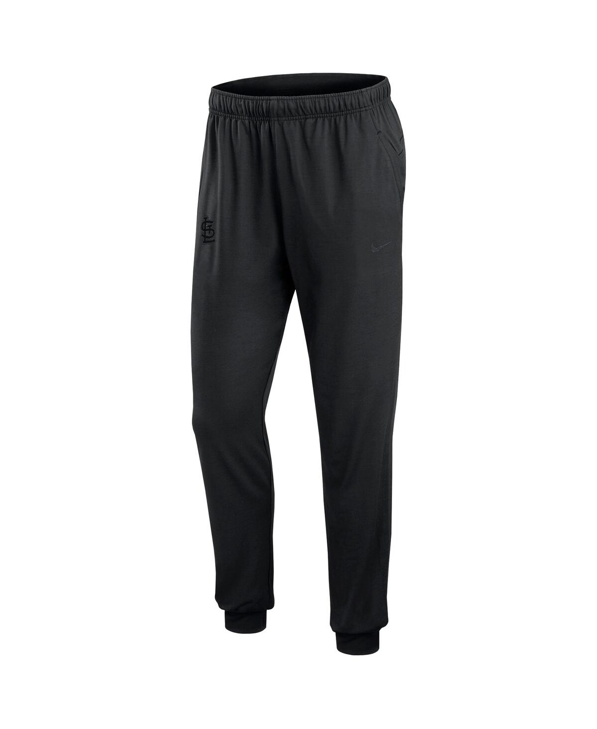 NIKE MEN'SÂ BLACK ST. LOUIS CARDINALS BIG TALL PERFORMANCE TRAVEL PANTS 