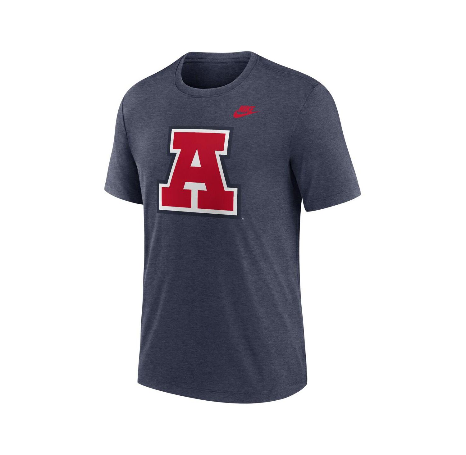 Men's Heather Navy Arizona Wildcats Blitz Legacy Primary Tri-Blend T-Shirt