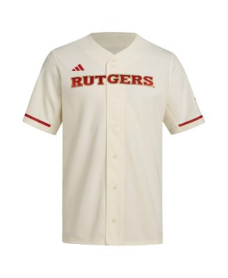 Men's&nbsp;Cream Rutgers Scarlet Knights Replica Baseball Jersey