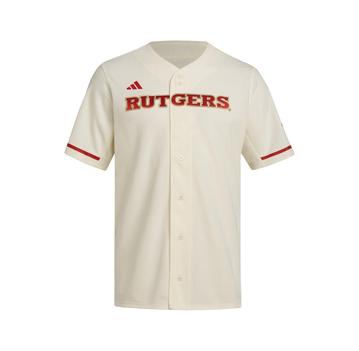 Men's Cream Rutgers Scarlet Knights Replica Baseball Jersey