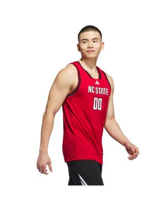 Men's 00 Red NC State Wolfpack Replica Swingman Jersey