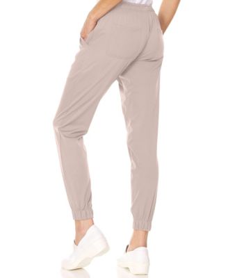 Plus Size Leah 5-Pocket Stretch Cargo Jogger Scrub Pants Yellow 3X Large