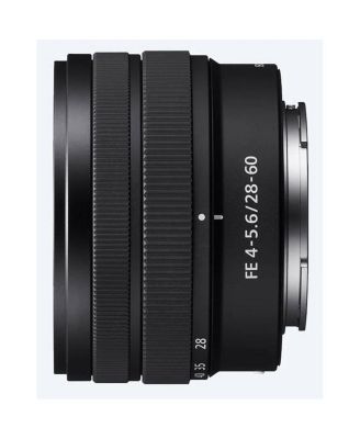 FE 28-60mm f/4-5.6 Lens, Bundle with Tiffen 40.5mm UV and CPL Filters, Lens Cap Tether
