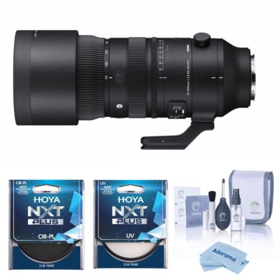 70-200mm f/2.8 DG DN OS Sports Lens for Sony E, Bundle with Hoya 77mm UV and CPL Filters