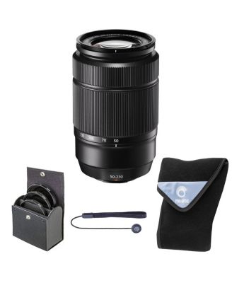 XC 50-230mm f/4.5-6.7 OIS II Lens, Black, Bundle with 58mm Filter Kit and Lens Wrap