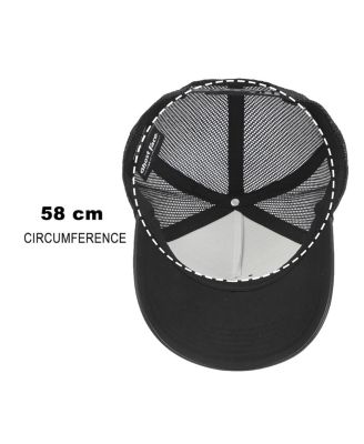 Men's Character Art Adult White Trucker Hat