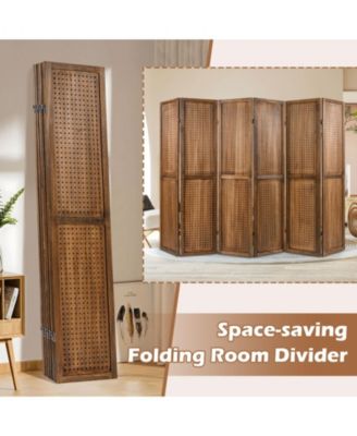 Rotating Pegboard Display with 360&deg; Metal Hinges – Solid Wood Frame for Retail or Home Organization