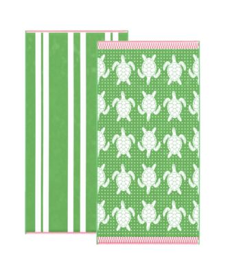 100% Cotton Jacquard 2 Pack Summer Beach Towels