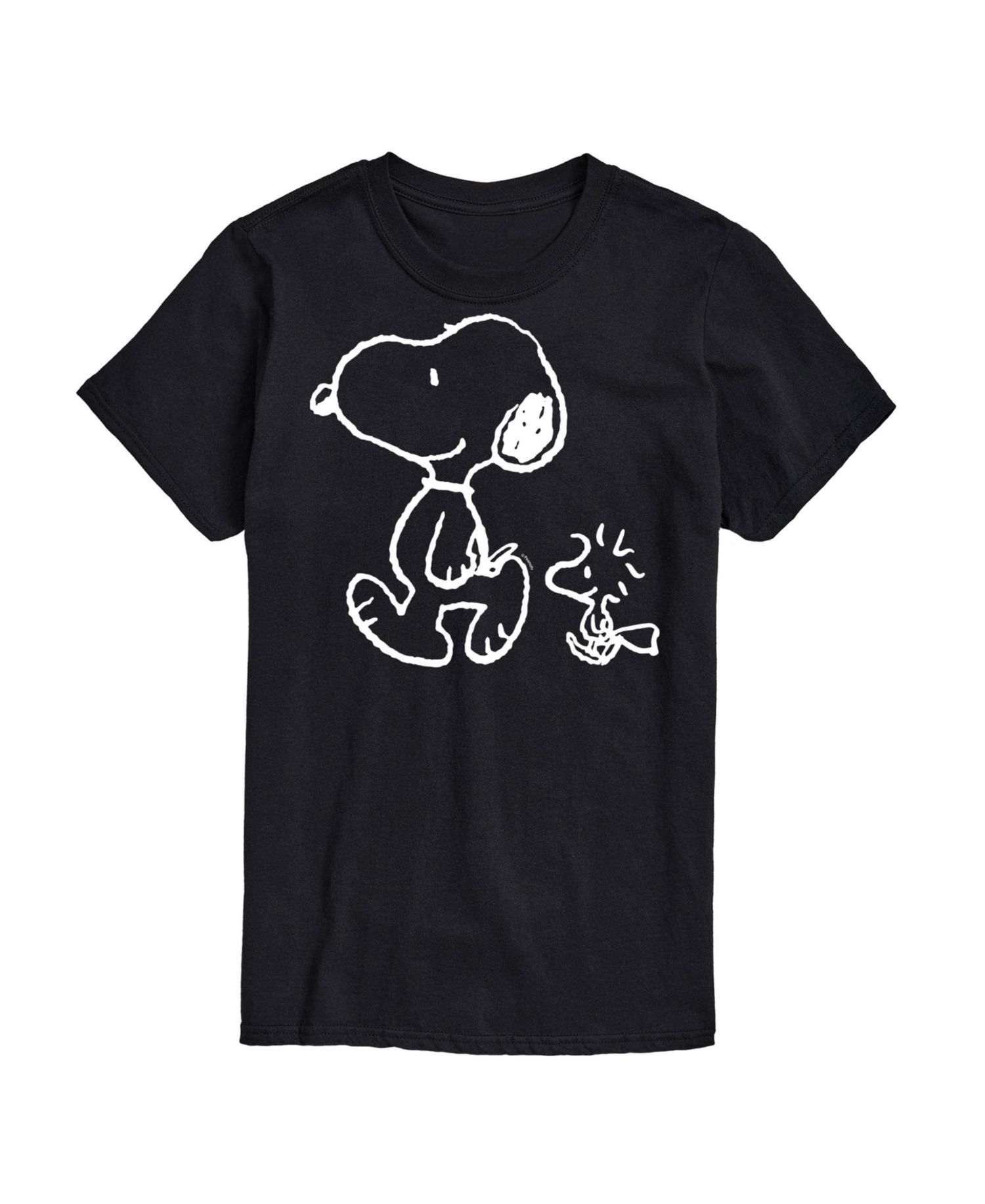 Men's Peanuts Snoopy Woodstock Walk Short Sleeve T-Shirt