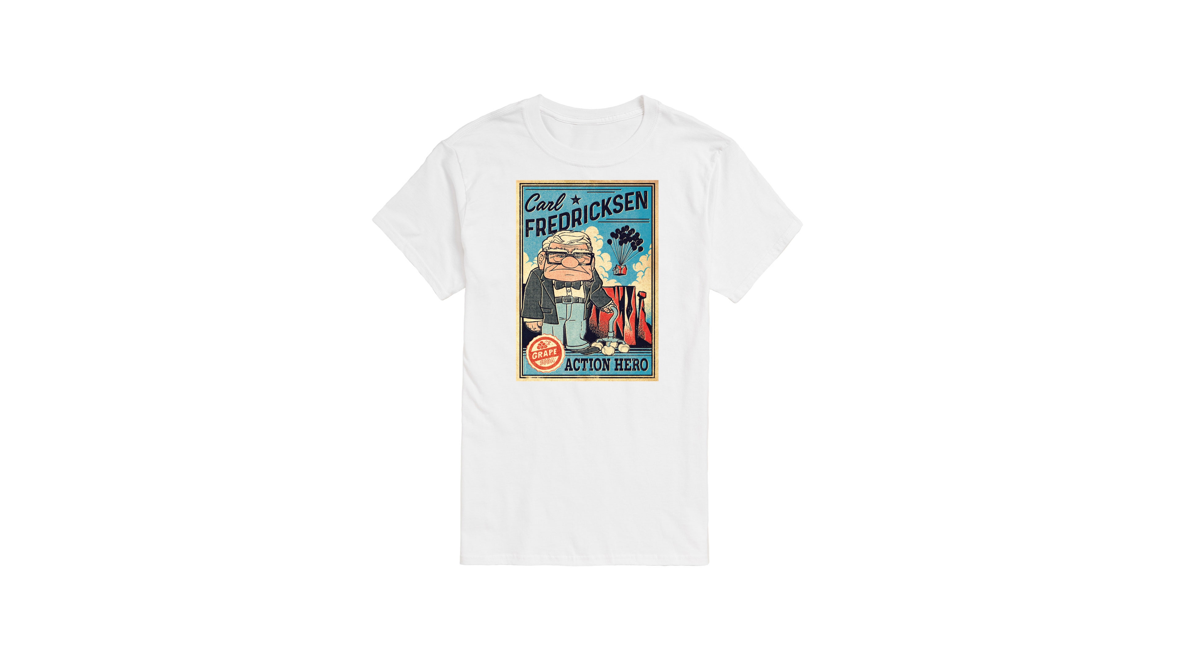 Airwaves Men's Disney Carl Short Sleeve T-Shirt
