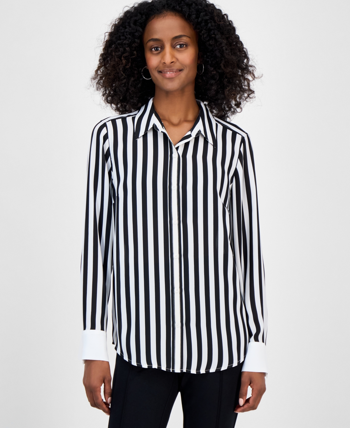 Inc International Concepts Women's Two-pocket Shirt, Exclusively At Macy's