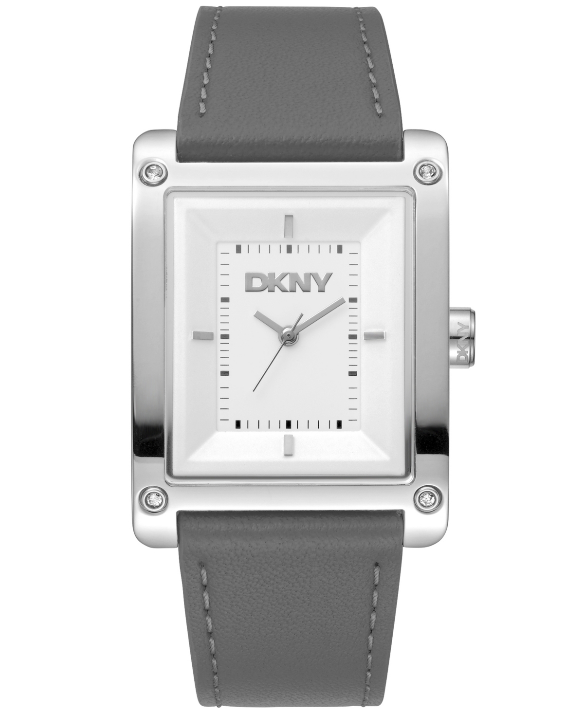 Women's Westside Maxi Gray Leather Strap Watch, 41mm - Gray