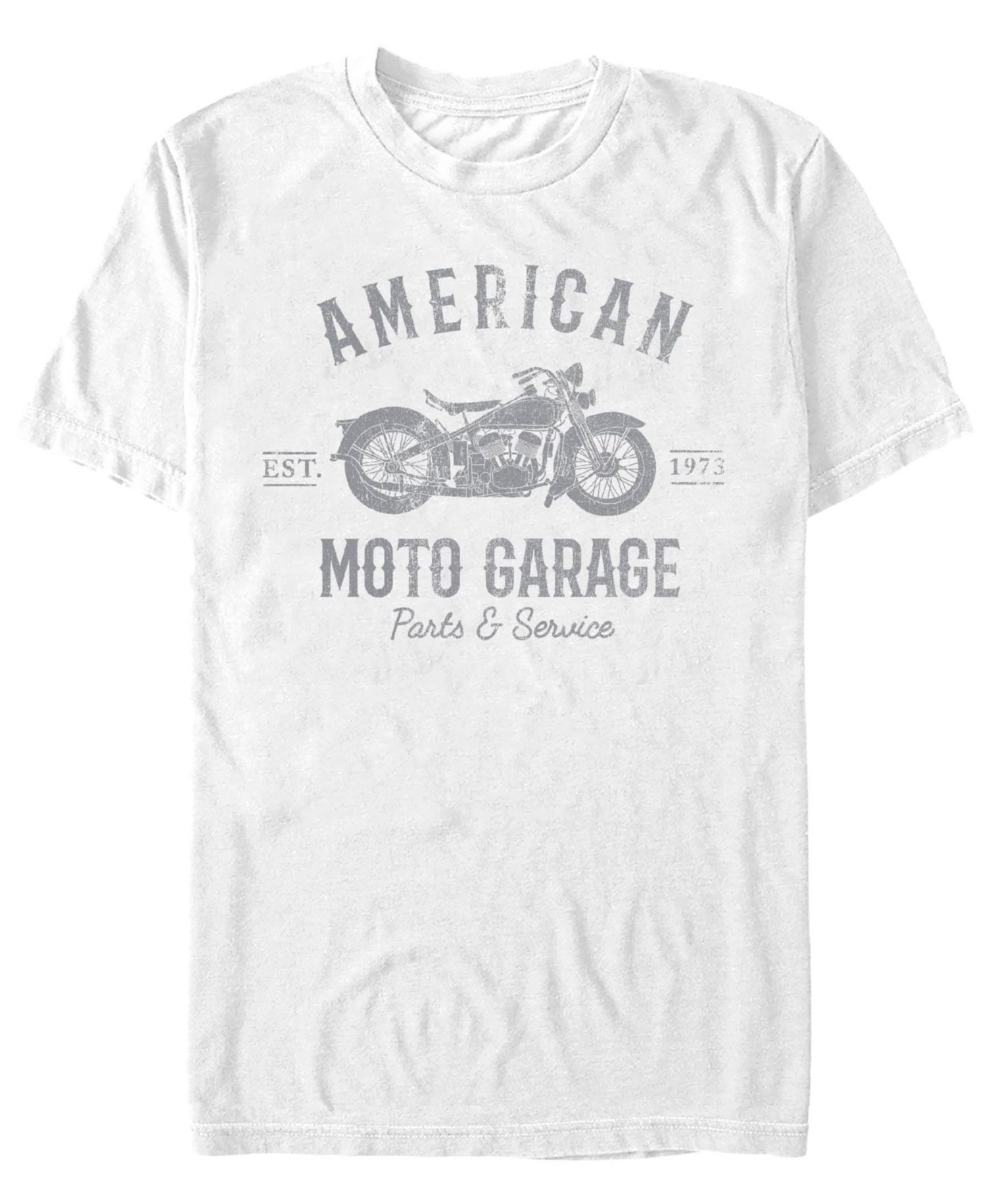 Generic Additude Men's American Moto Garage Short Sleeve T-Shirt