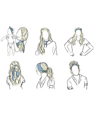 Ultra Soft Knotted Headband - Purple Bows